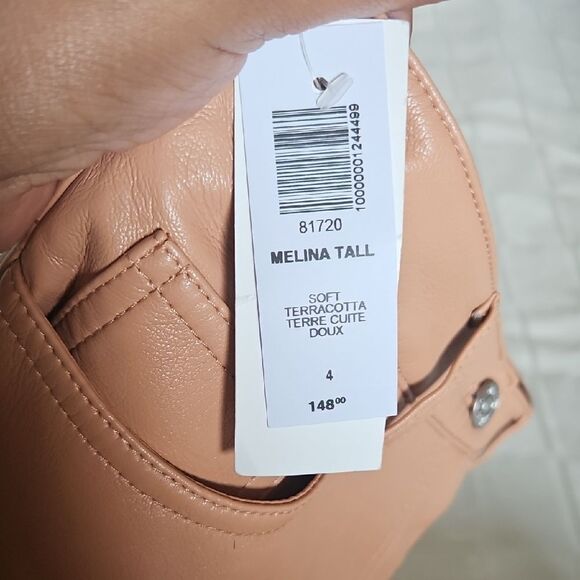 Wilfred Camel Faux Leather Pants - Picture 16 of 16